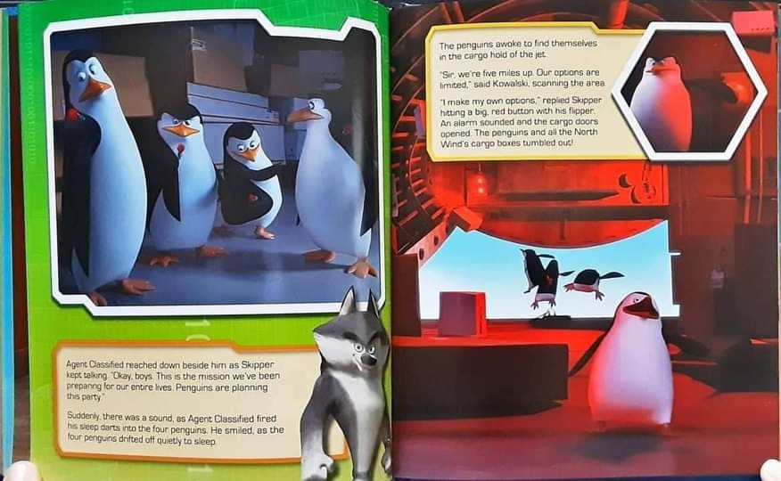 Dreamworks Book of Movie** 🍅🍓PENGUINS MADAGASCAR