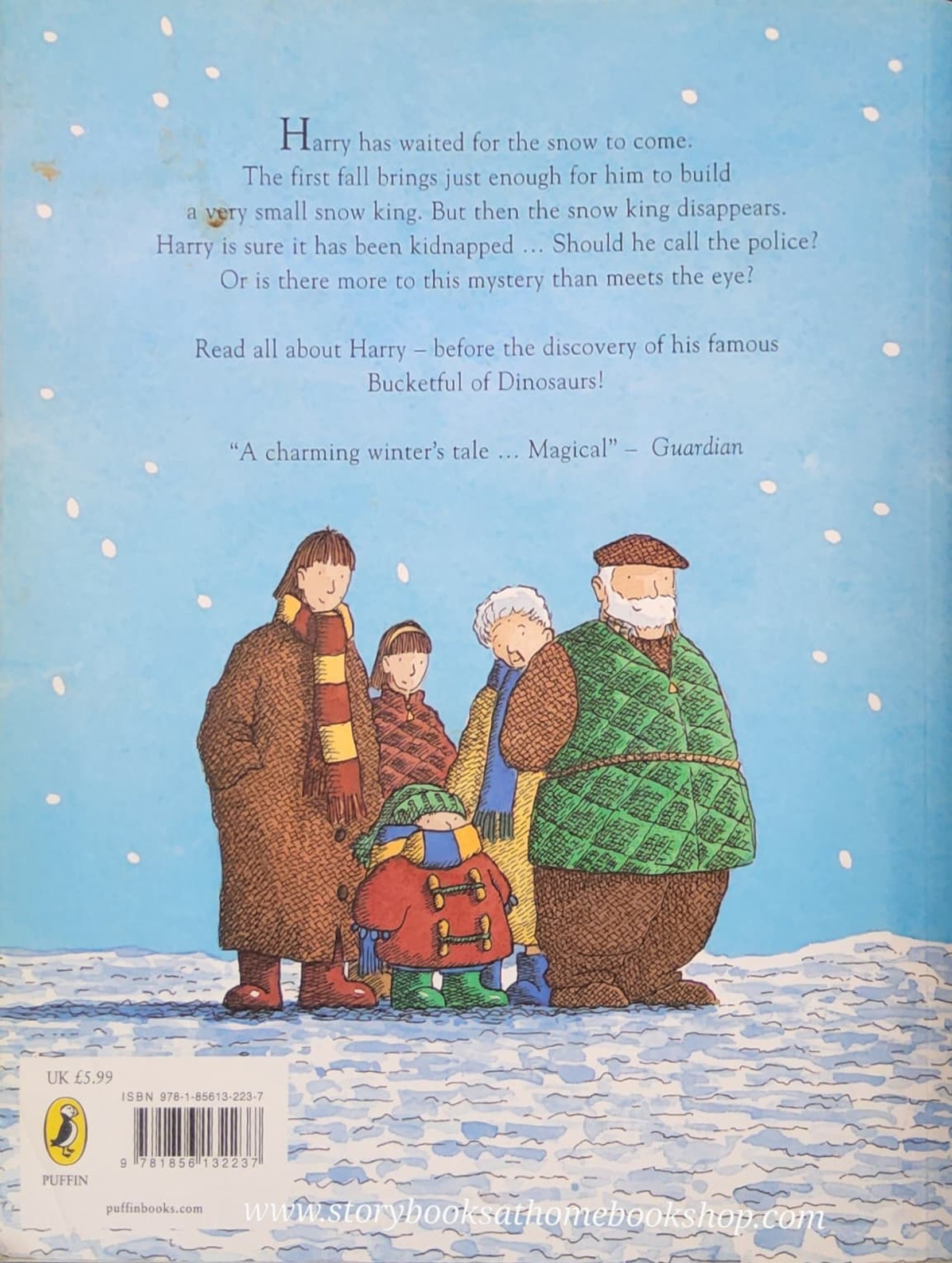 หนังสือนิทานปกอ่อน** 🍓🍓 HARRY AND THE SNOW KING BY IAN WHYBROW.ADRIAN RAYNOLDS