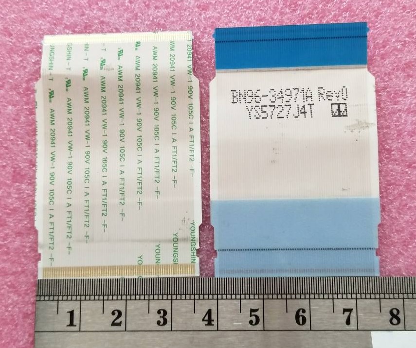 สายแพร ทีคอนเข้าจอ SAMSUNG ของแท้ถอดจากเครื่อง พาร์ทBN96-34971A ใช้ได้หลายรุ่นของทีวีซัมซุงที่พาร์ทเหมือนกัน