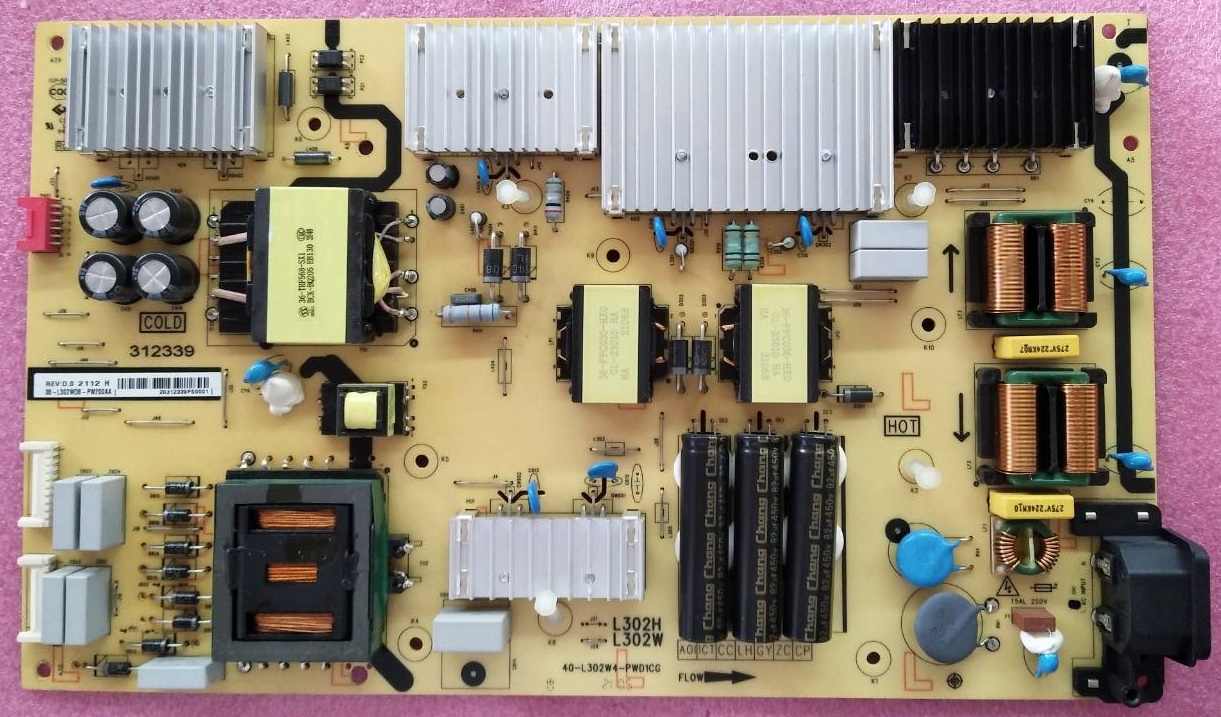 เพาเวอร์ซัพพลายทีวีทีซีแอล TCL ของแท้มือสองถอดจากเครื่อง รุ่น65C7000A พาร์ท40-L302W4-PWD1CG