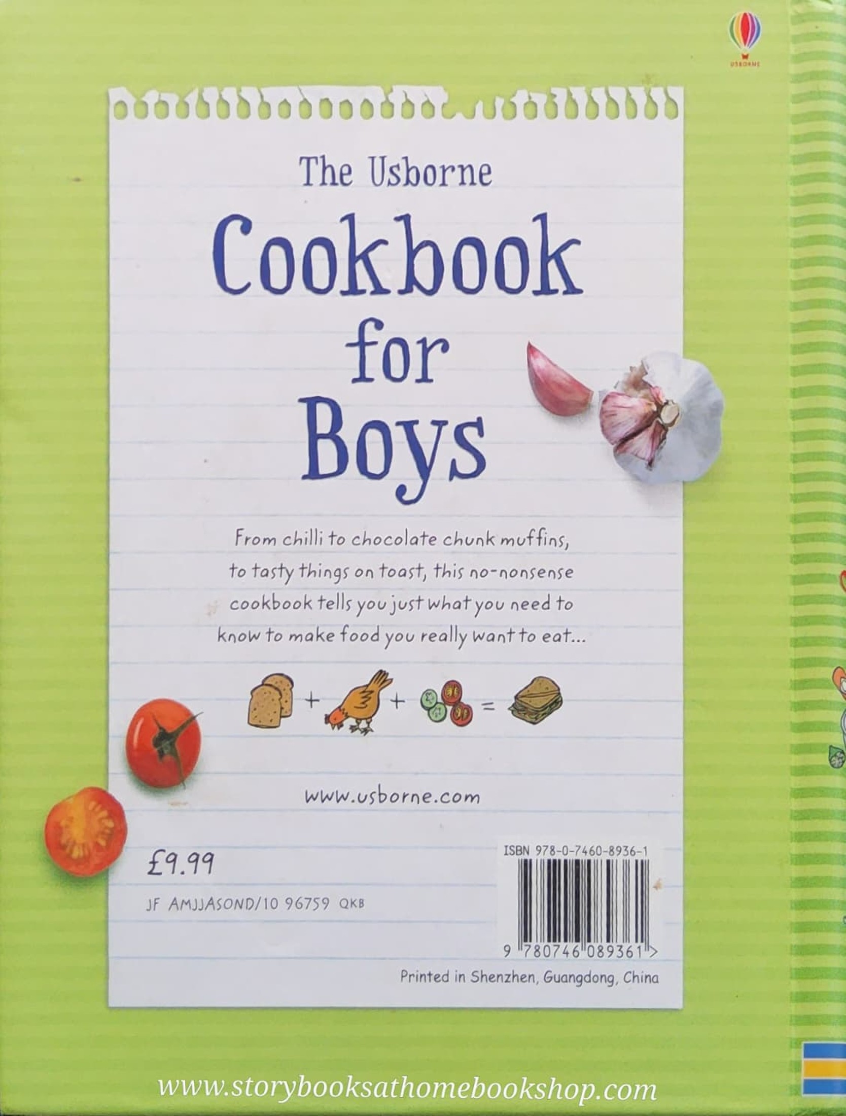 COOKERY BOOK** ♥️THE USBORNE COOKBOOK FOR BOYS