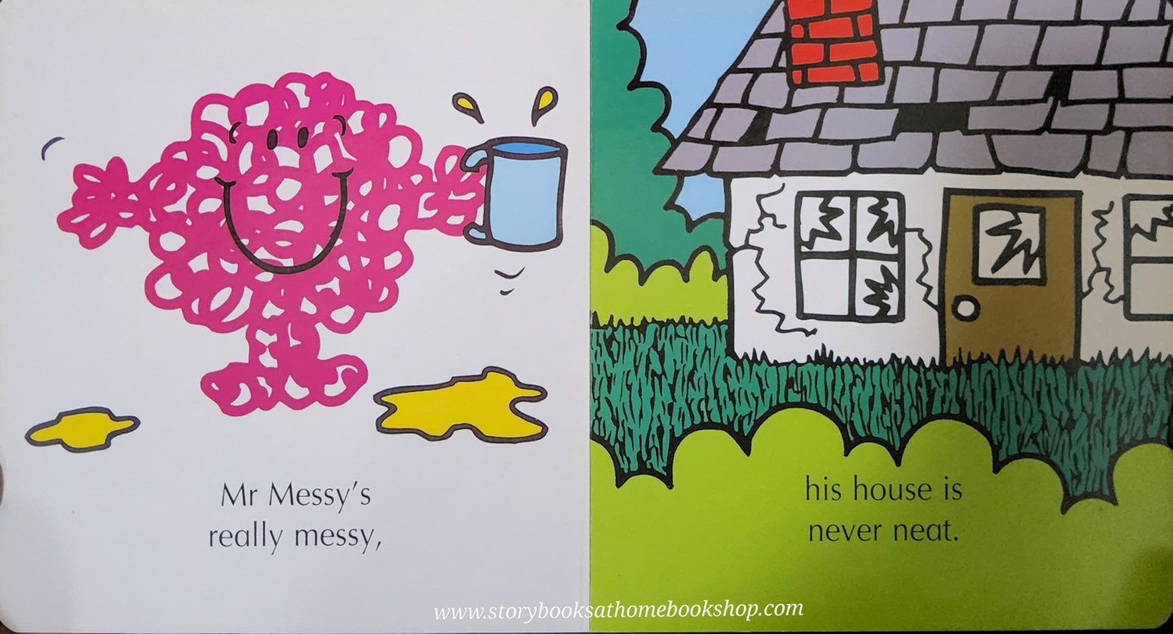 BOARD BOOK ** 🍅🍅MR.MEN: MR.Messy,That's Me!