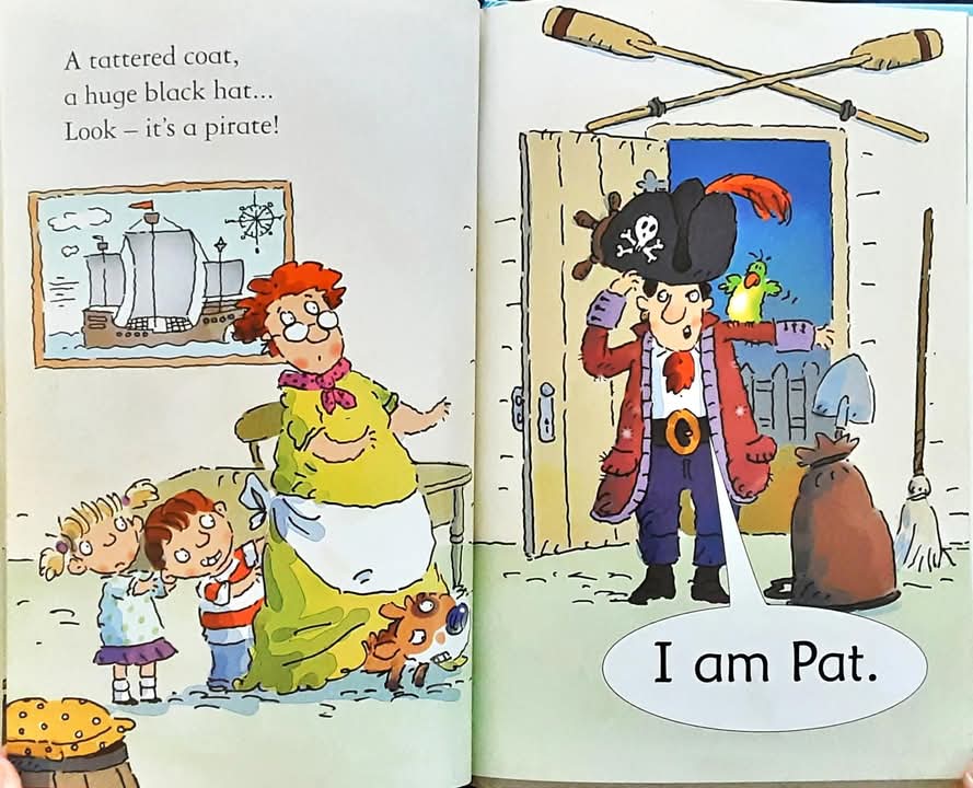 หนังสือนิทานปกแข็ง** 🍅🍓USBORNE VERY FIRST READING BOOK1:Pirate Pat