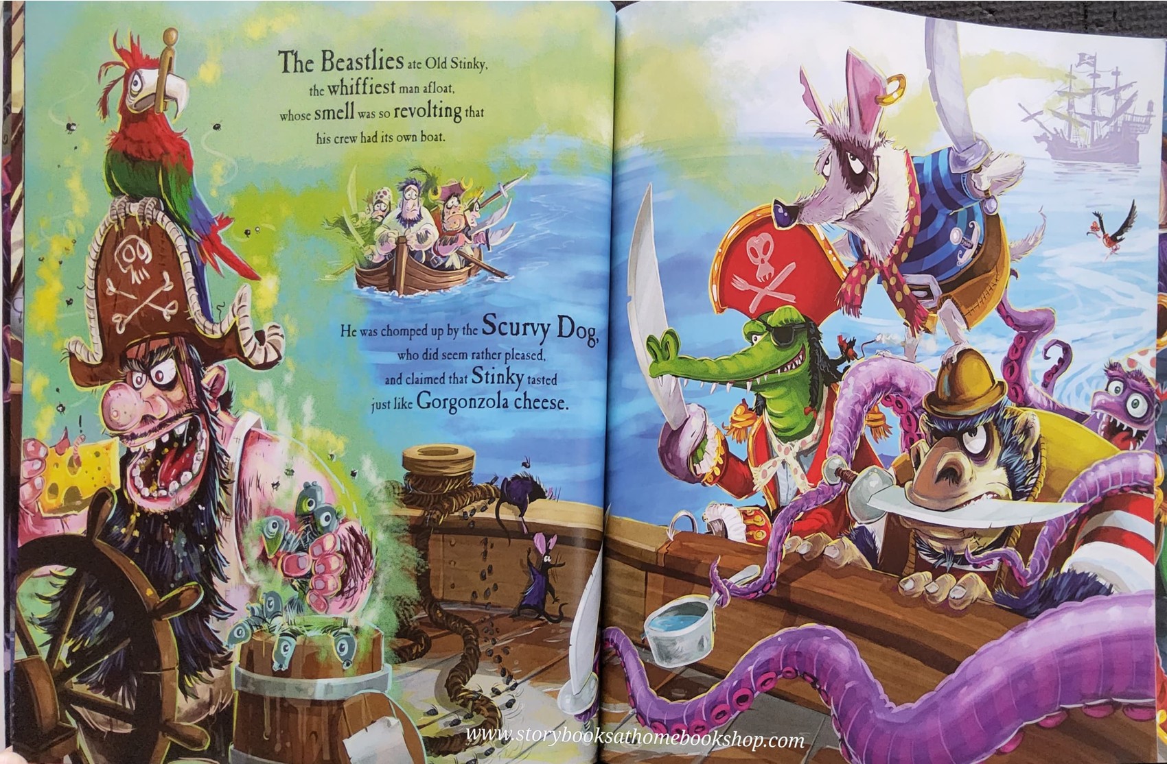 หนังสือนิทานปกอ่อน** 🍅🍓THE BEASTLY PIRATES BY JOHN KELLY