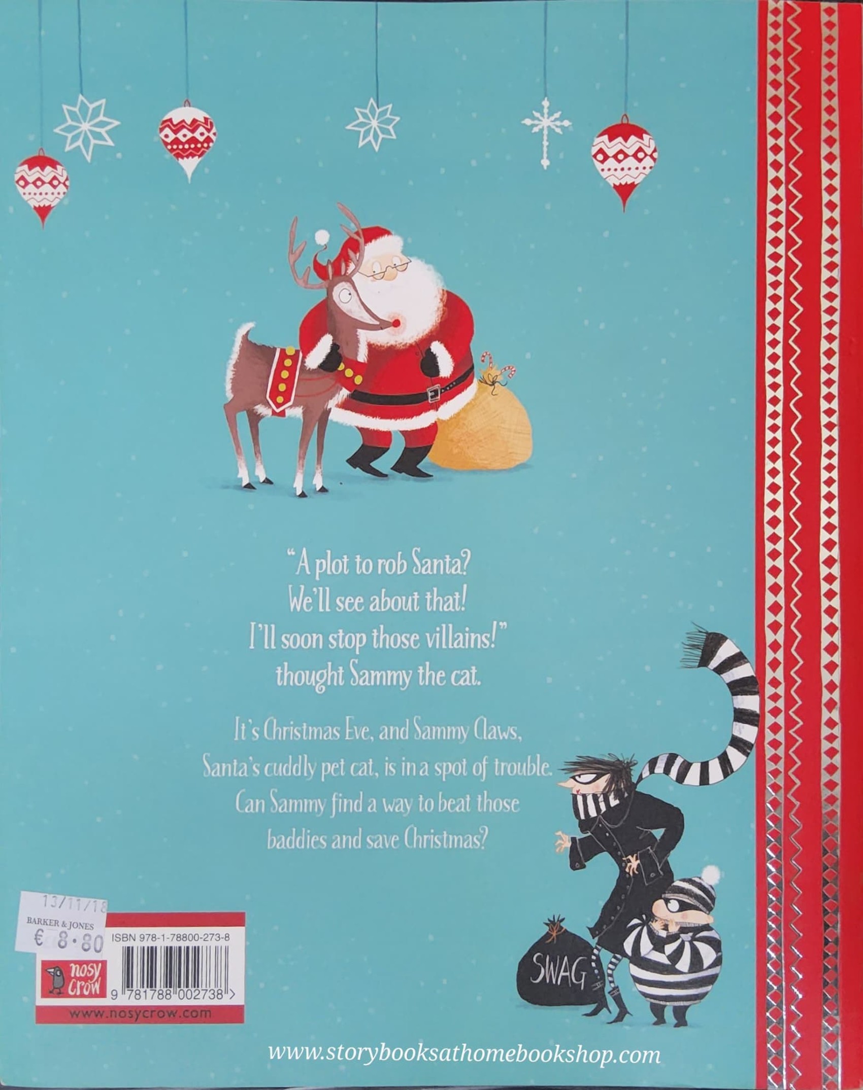 หนังสือนิทานปกอ่อน** ♥️SAMMY CLAWS THE CHRISTMAS CAT