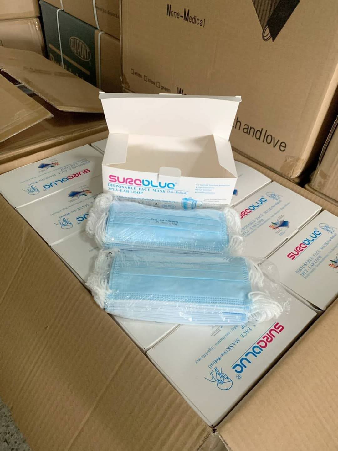 Sureblue Disposable Face Mask 3 Ply Earloop