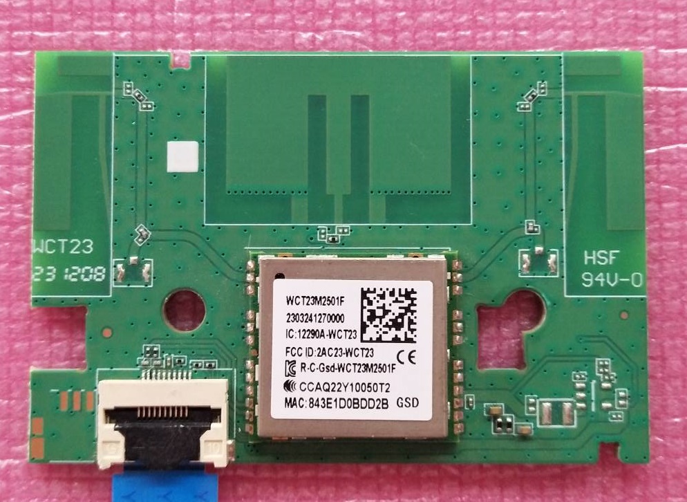 ตัวรับสัญญาน Wifi ทีวี ชาร์ป Sharp ของแท้มือสองถอดจากเครื่องพร้อมใช้งาน ใช้กับรุ่น4T-C50EK2X