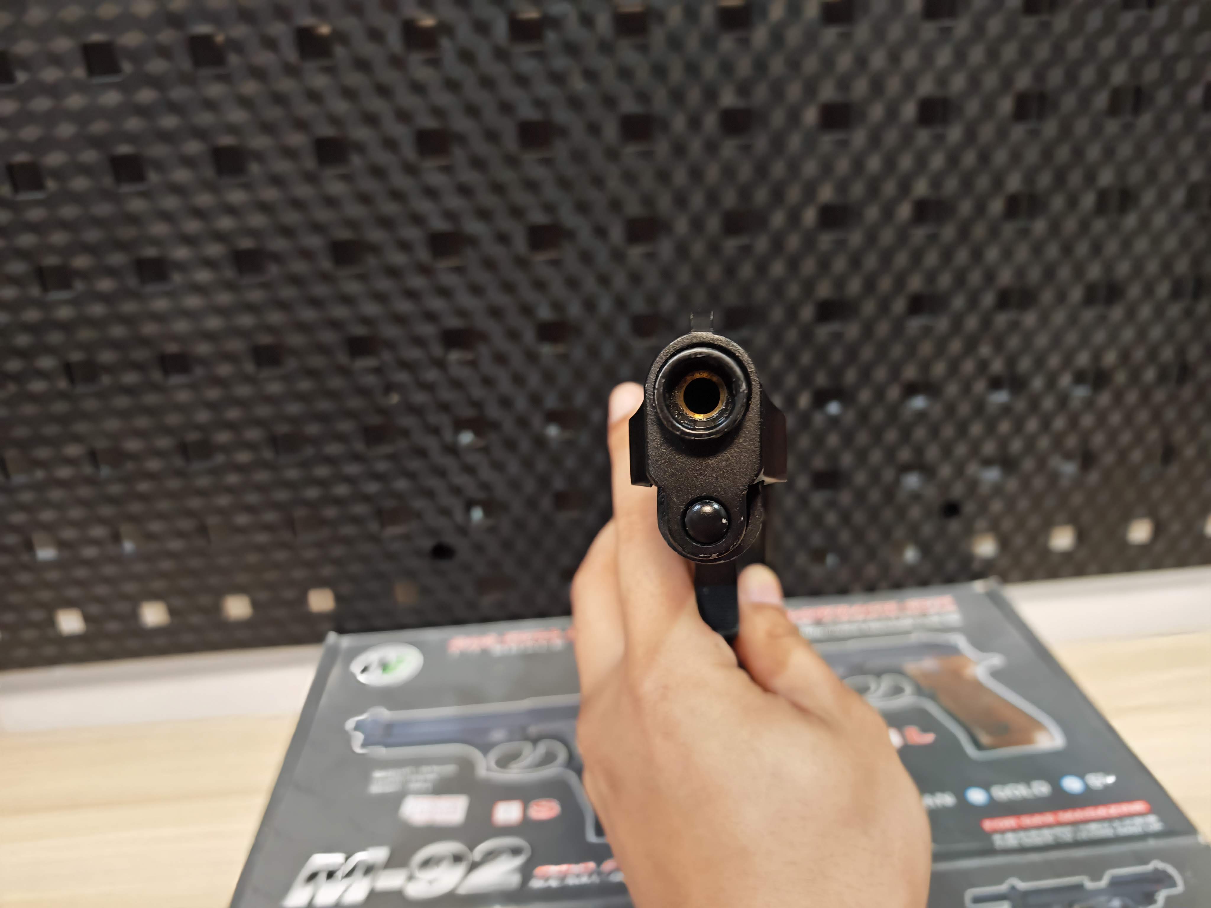 WE Beretta M92 Semi Version GBB ไต้หวัน BB Gun บีบีกัน แบบแก๊ส ปืนอัดลม มือสอง Airsoft Gun