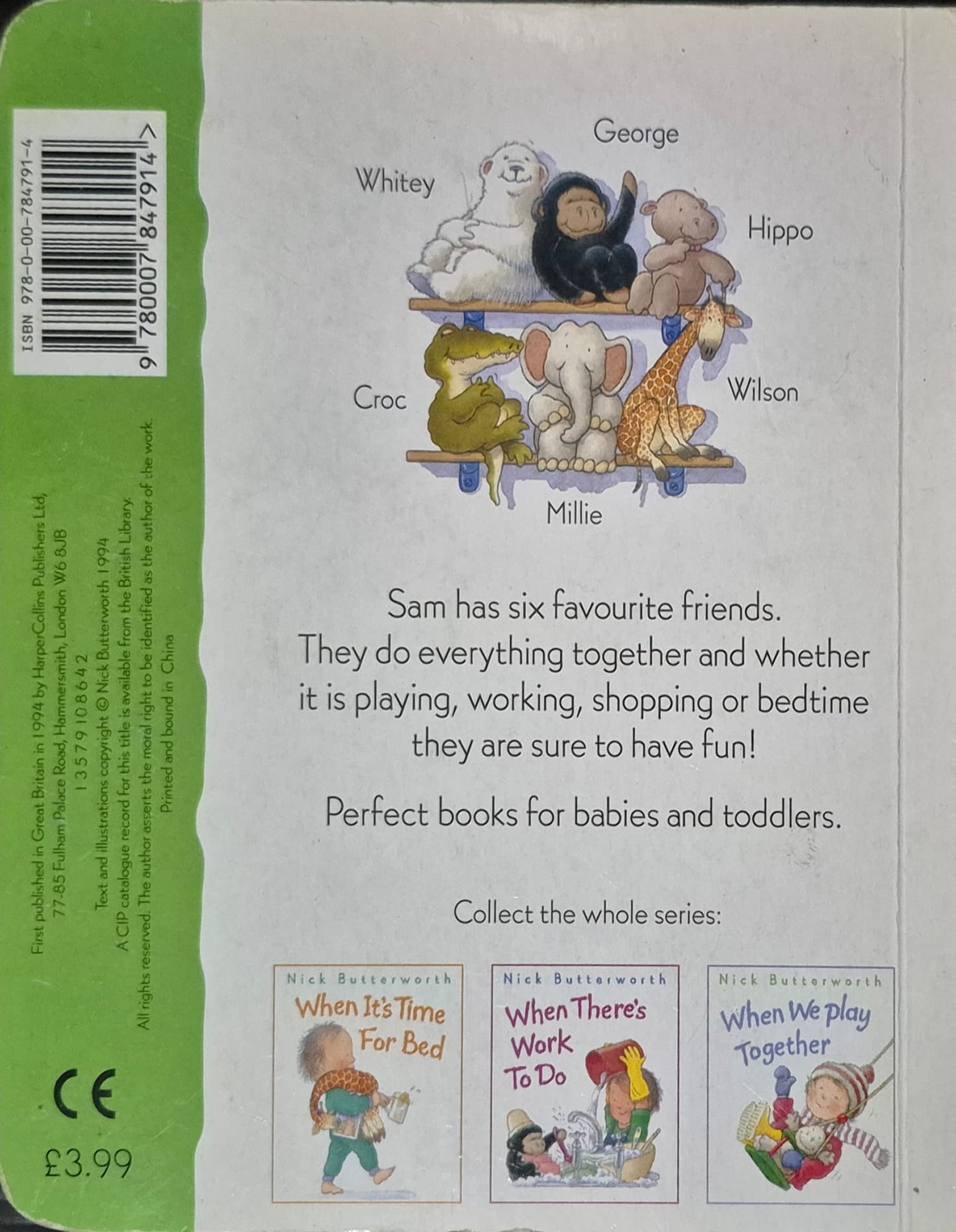 Board Book ** 🍅When We Go Shopping by Nick Butterworth