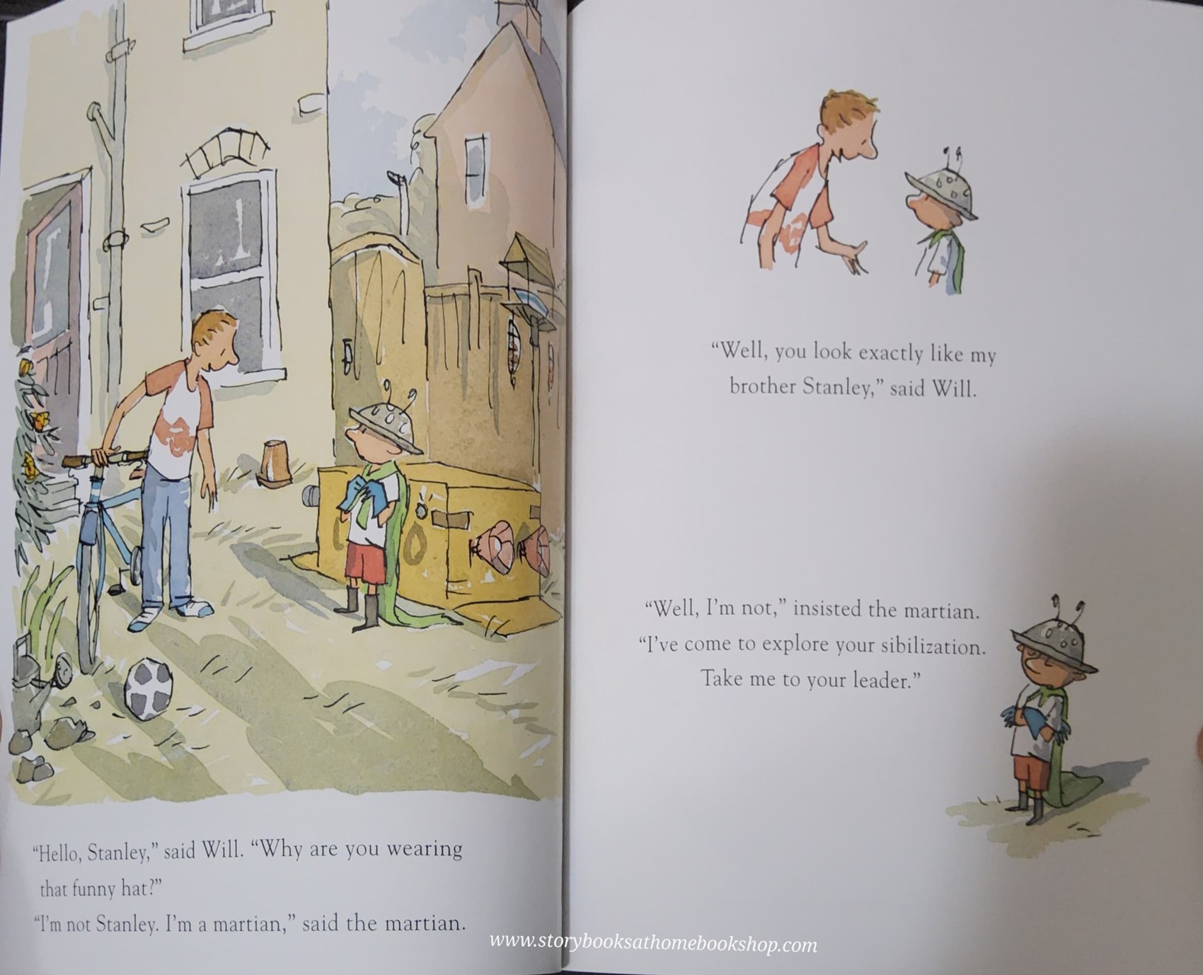 หนังสือนิทานปกอ่อน** 🍅🍓THE BOY FROM MARS BY SIMON JAMES