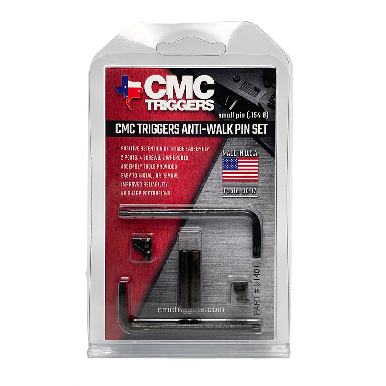 CMC TRIGGERS - AR15/10 ANTI-WALK PIN SETS - SMALL PIN