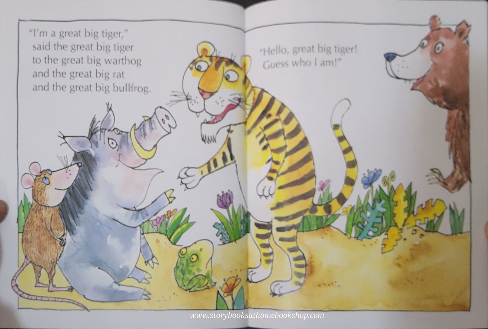 หนังสือนิทานปกอ่อน ** 🍅🍓HELLO GREAT BIG BULLFROG BY COLIN WEST