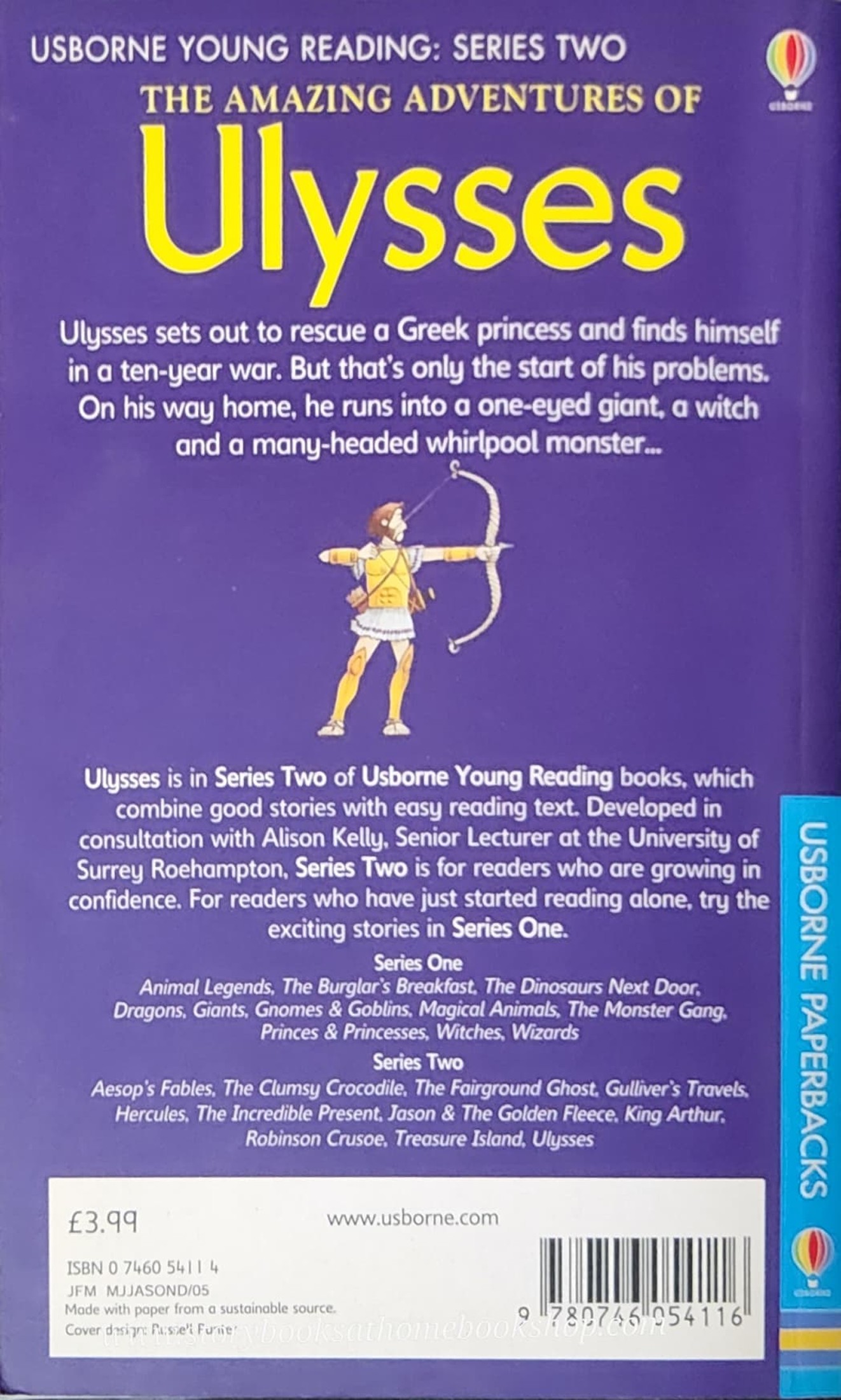 หนังสือนิทานปกอ่อน** 🍅🍓USBORNE YOUNG READING:THE AMZING ADVENTURES OF ULYSSES