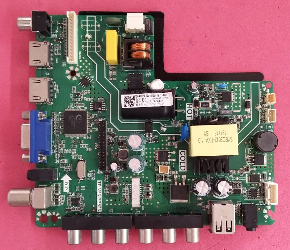 วันบอร์ด ACONATIC (อะโคเนติค) อะไหล่แท้/ของถอด ใช้กับรุ่น AN-LT3212 พาร์ท TP.V56.PB826 เวอร์ชั่นทีบาร์ PT320AT01-5