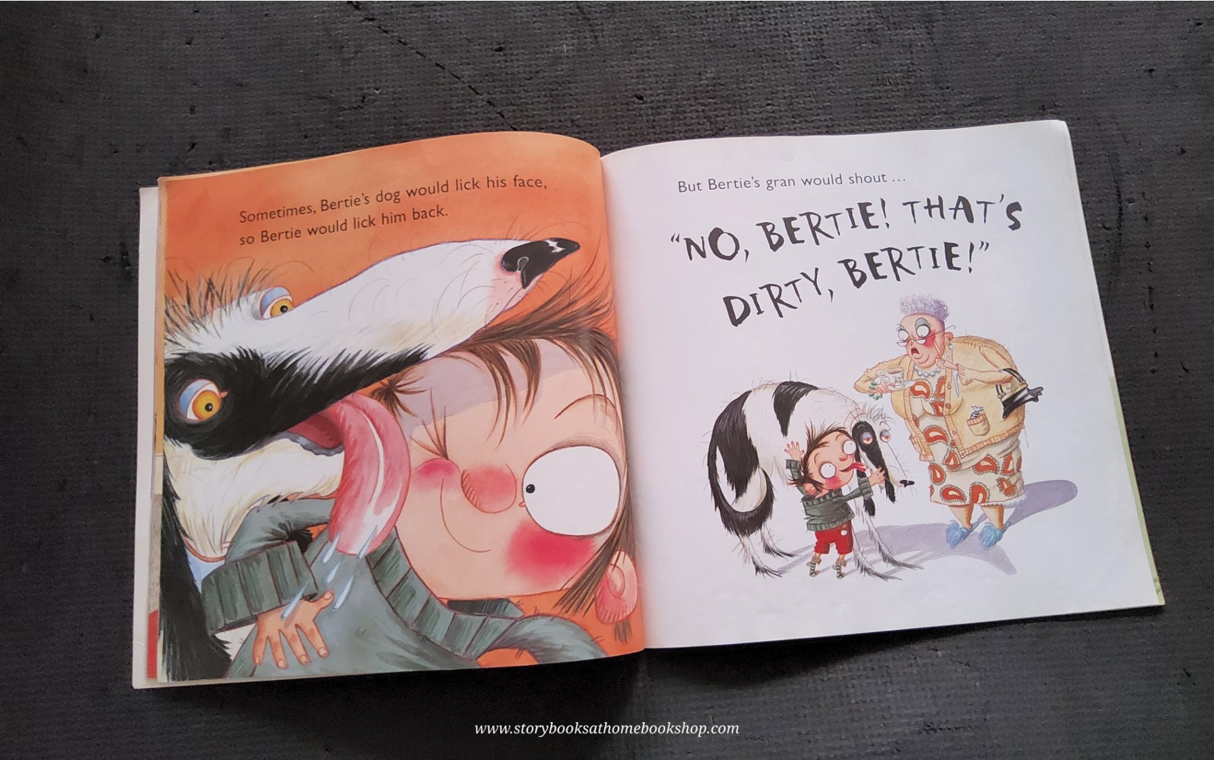 หนังสือนิทานปกอ่อน ** 🍅🍓DIRTY BERTIE BY DAVID ROBERTS