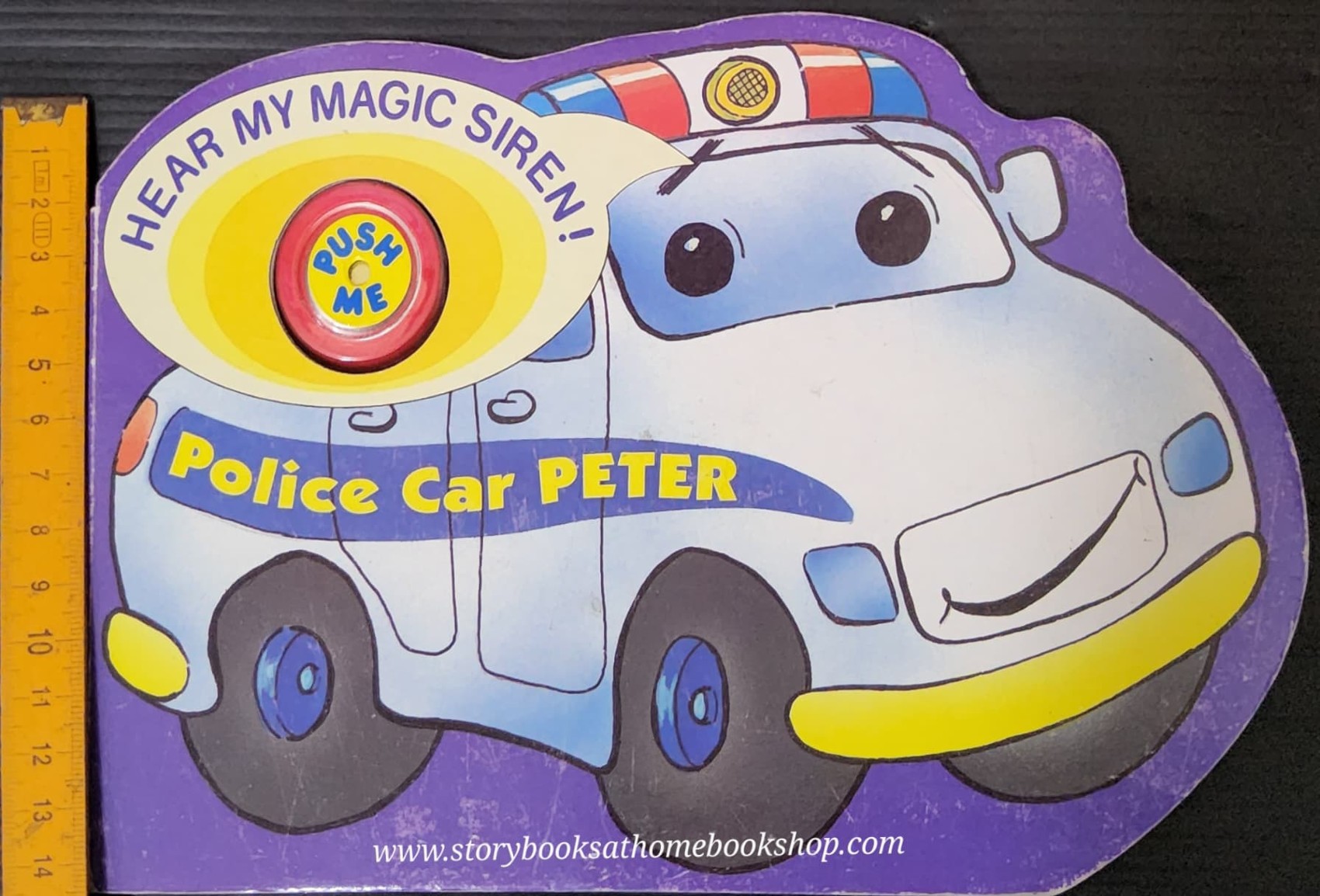 SOUND BOARD BOOK** 🍅🍅HEAR MY MAGIC SIREN! POLICE CAR PETER