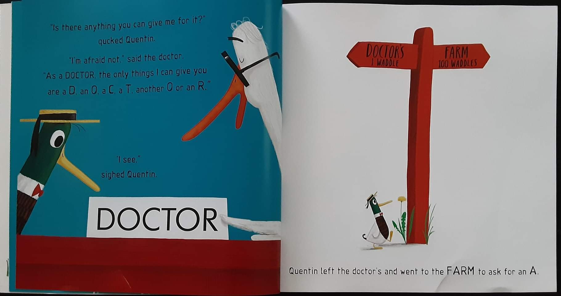 หนังสือนิทานปกอ่อน** 🍅🍓 QUICK QUACK QUENTIN BY KES GR Y& JIM FIELD