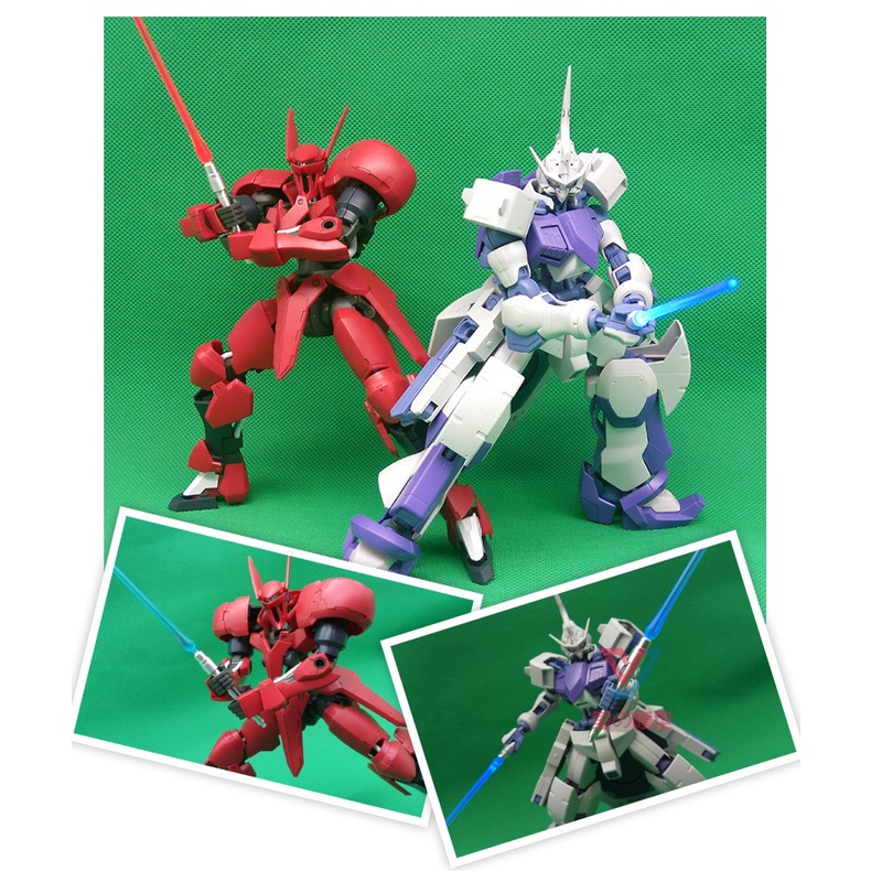 ดาบแสง ดาบเลเซอร์ ดาบไลท์เซเบอร์ กันดั้ม กันพลา MG 1/100 Lightsaber Gundam Gunpla (มีแสง)