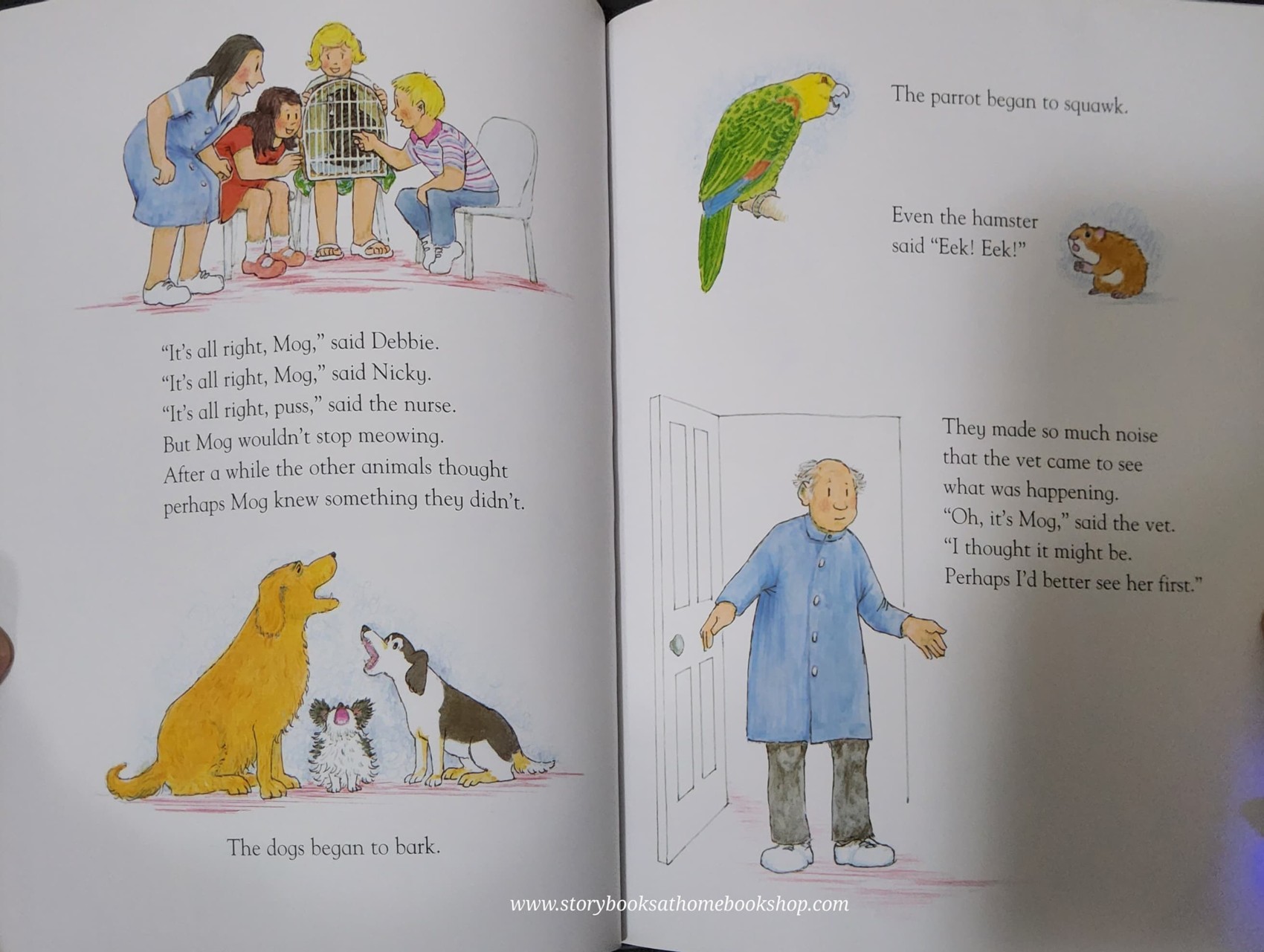 หนังสือนิทานปกอ่อน** 🍅🍅MOG AND THE V.E.T. BY JUDITH KERR