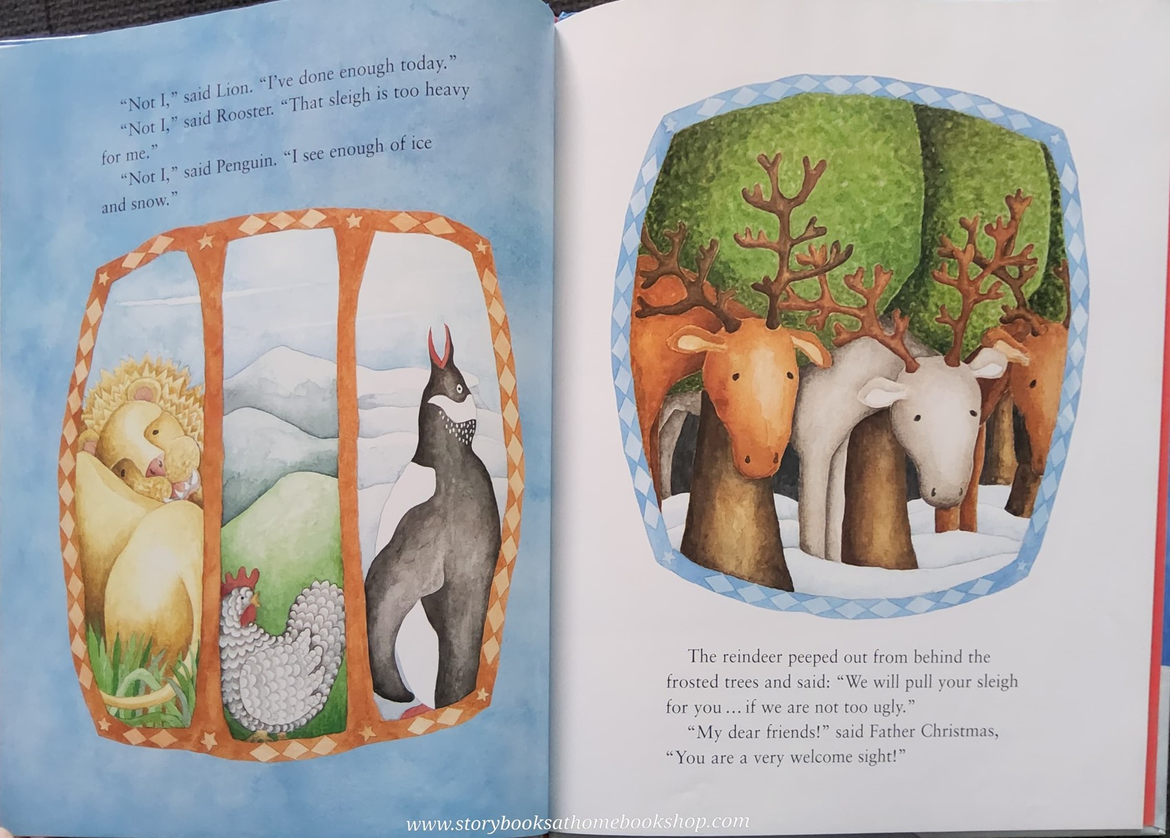 หนังสือนิทานปกแข็ง** 🍅🍅HOW THE REINDEER GOT THEIR ANTLERS BY GERALDINE McCAUGHREAN