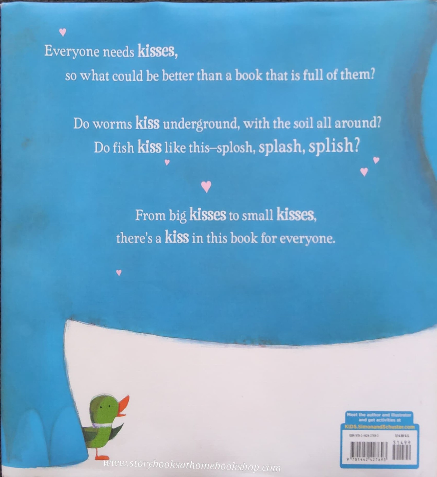 หนังสือนิทานปกแข็ง ** ♥️♥️THE BIGGEST KISS BY JOANNA WALSH & JUDI ABBOT