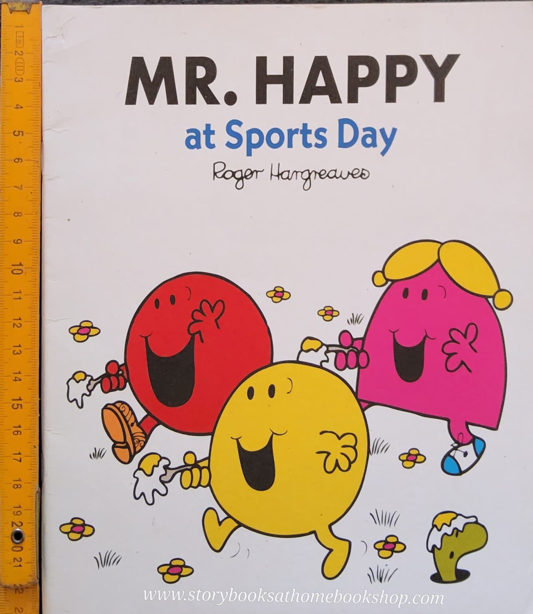หนังสือนิทานปกอ่อน** 👉LITTLE MISS&MR.MEN👍 🍅🍅MR.HAPPY AT SPORTS DAY by Roger Hargreaues