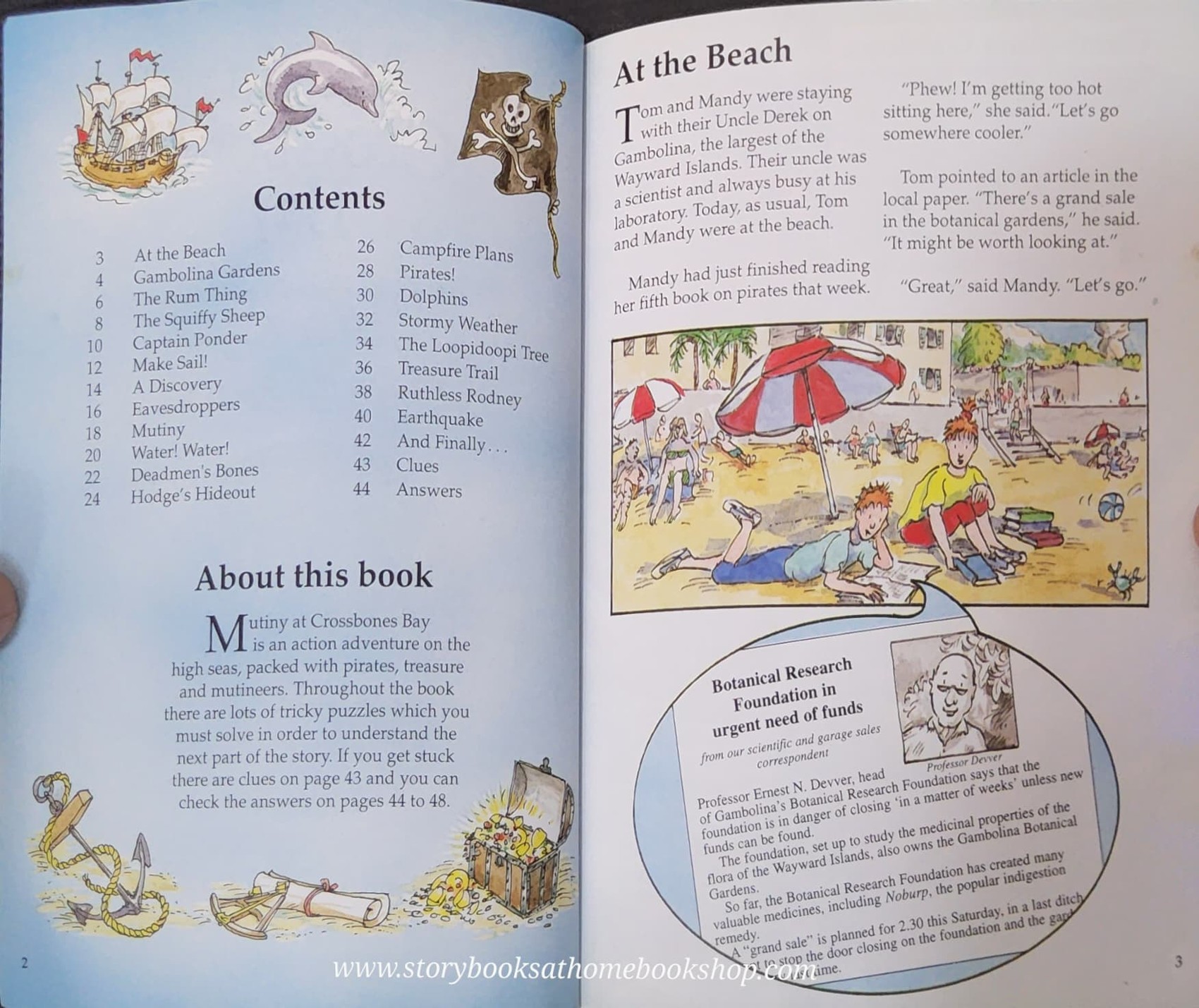 PUZZLE BOOK** ♥️USBORNE PUZZLE ADVENTURES: MUTINY AT CROSSBONES BAY BY MARK BURGESS