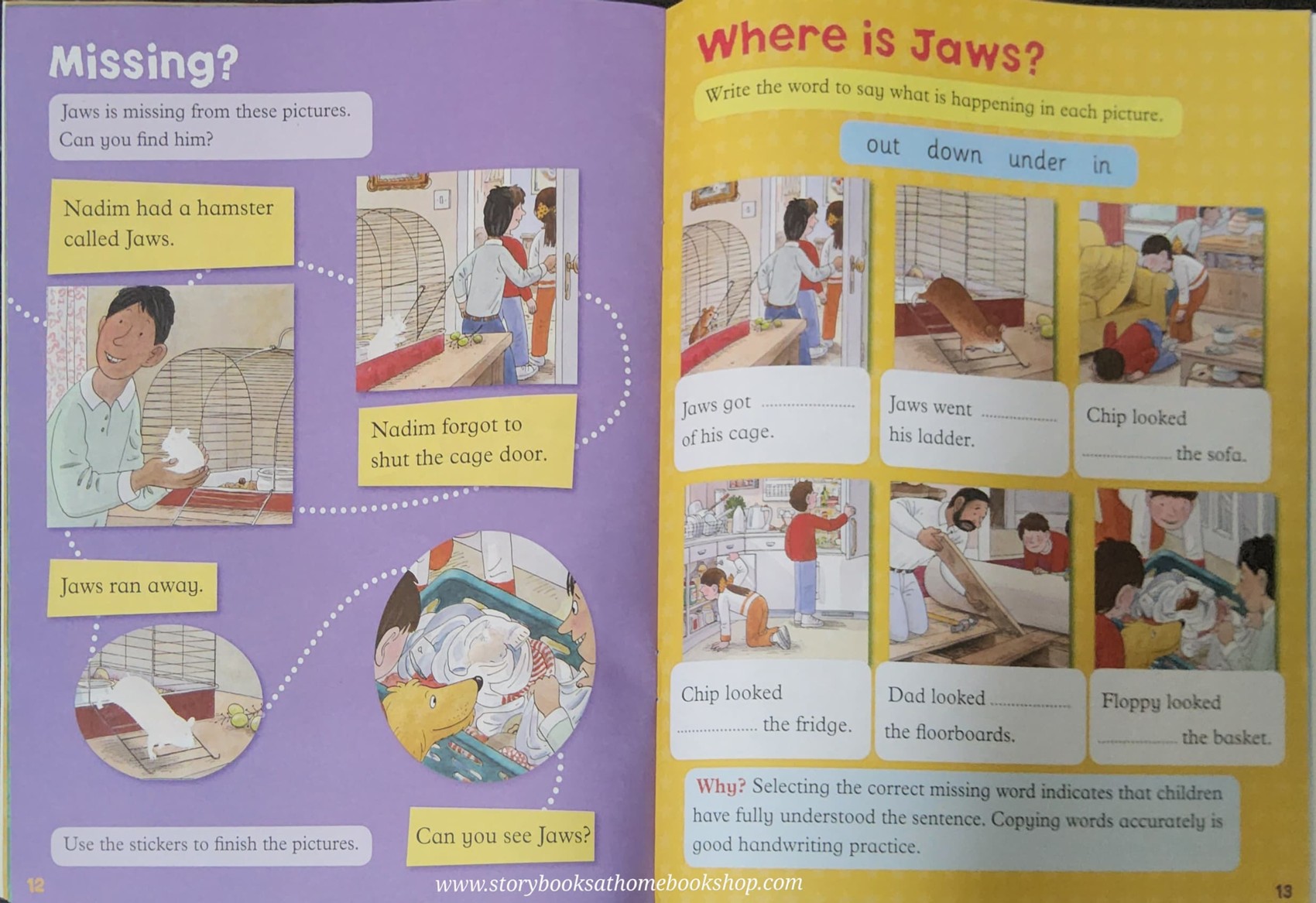 PRACTICE BOOK** ð
ð
READ WITH BIFF,CHIP&KIPPER: LEVELS 3-4 READING SKILLS ACTIVITY BOOK