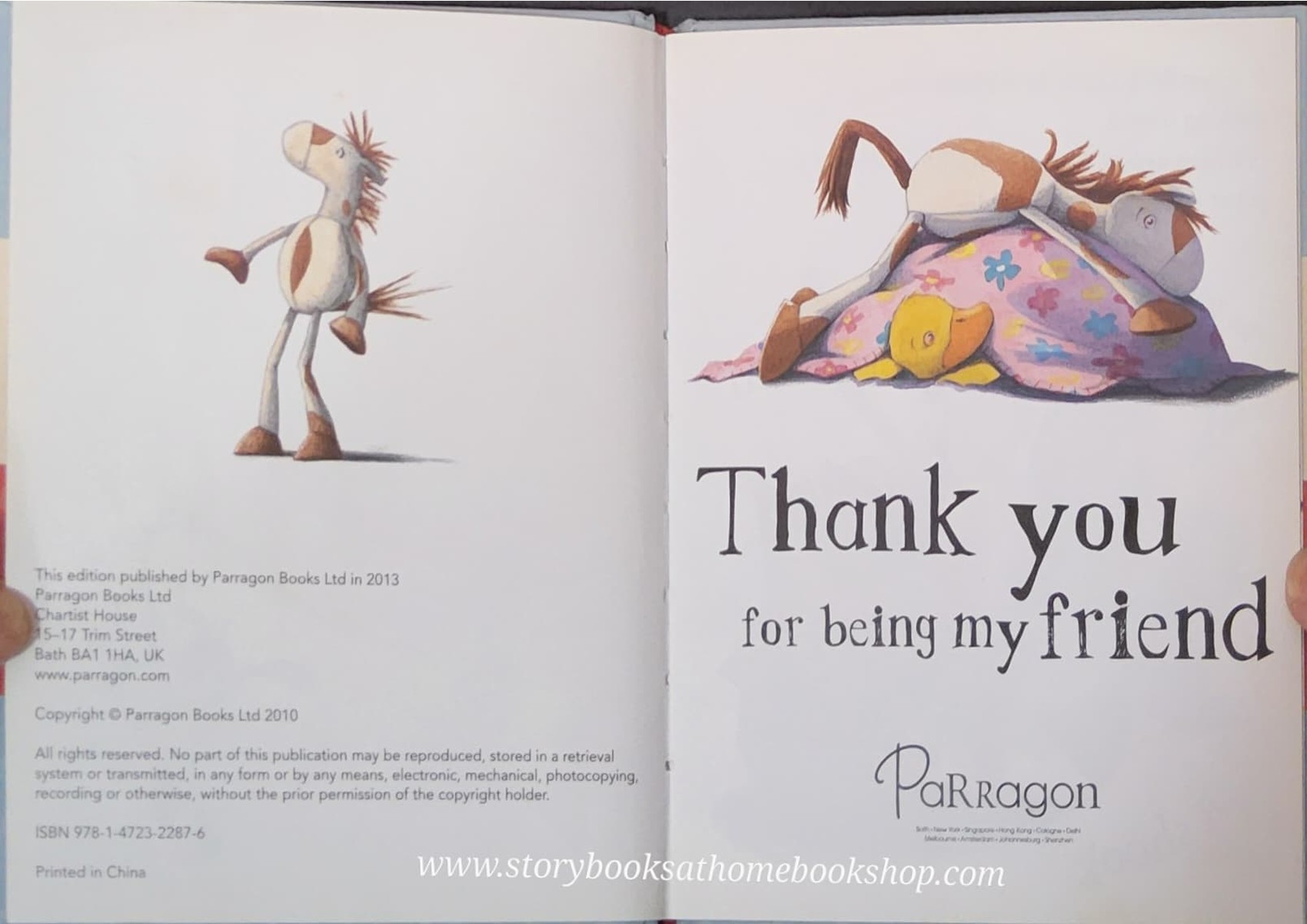 หนังสือนิทานปกแข็ง** 🍅🍓THANK YOU FOR BEING MY FRIEND