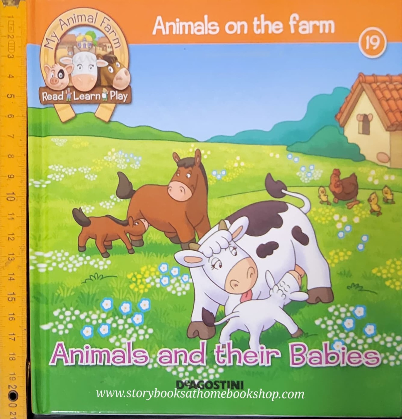 หนังสือนิทานปกแข็ง** 🍅🍓MY ANIMAL FARM: ANIMALS ON THE FARM:ANIMALS AND THEIR BABIES #19