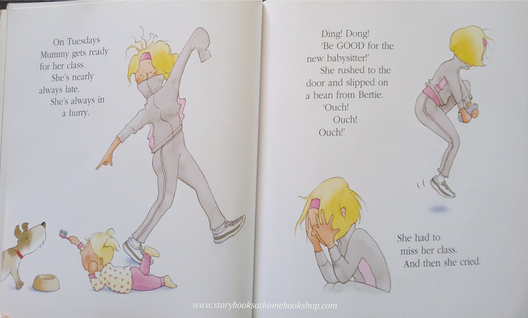 หนังสือนิทานปกอ่อน ** 🍅🍓WE ARE WEARING OUT THE NAUGHTY STEP BY MICK INKPEN