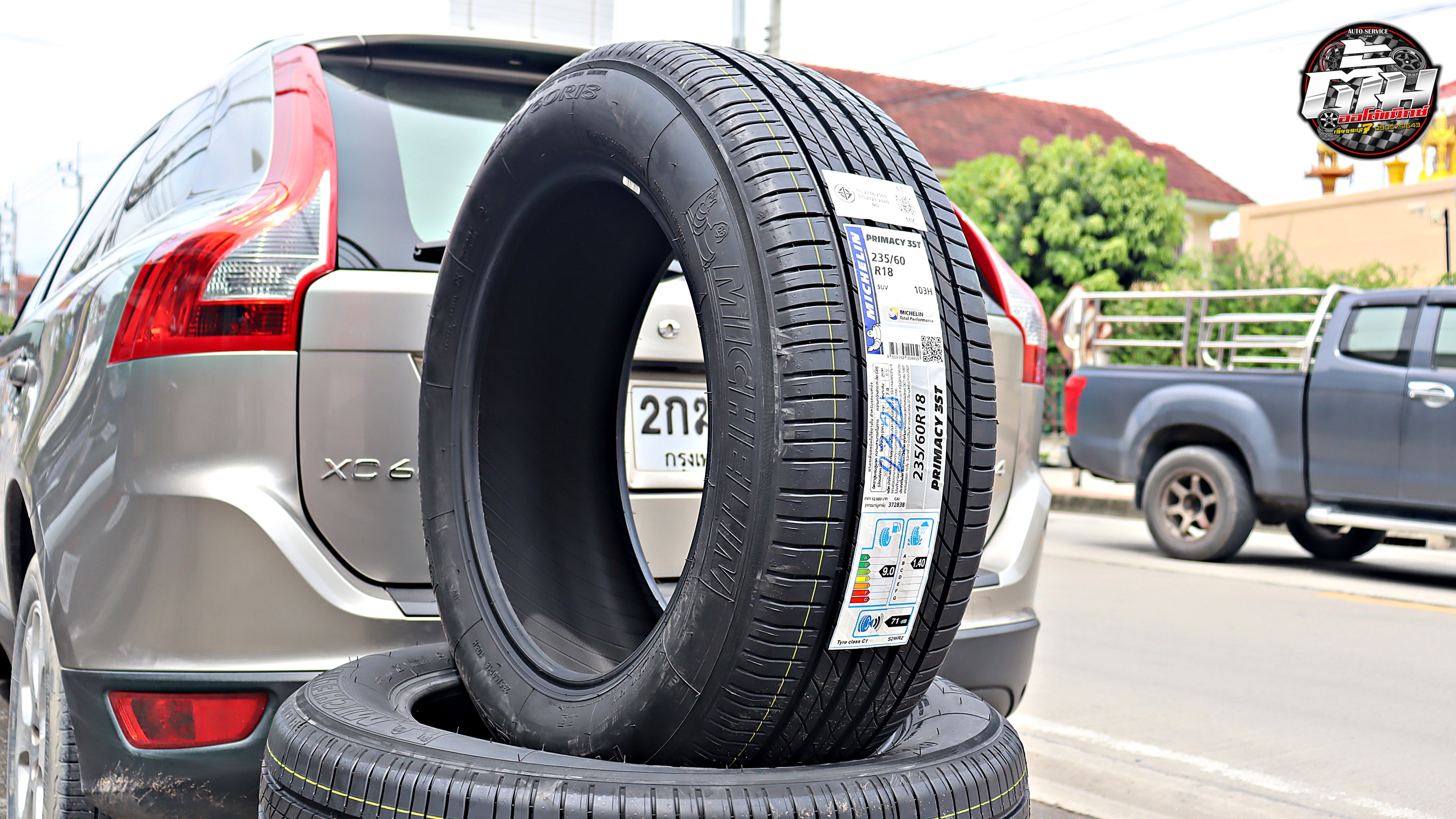 VOLVO XC 60 เปลี่ยนยาง MICHELIN PRIMACY 3 ST 235/60R18 103H