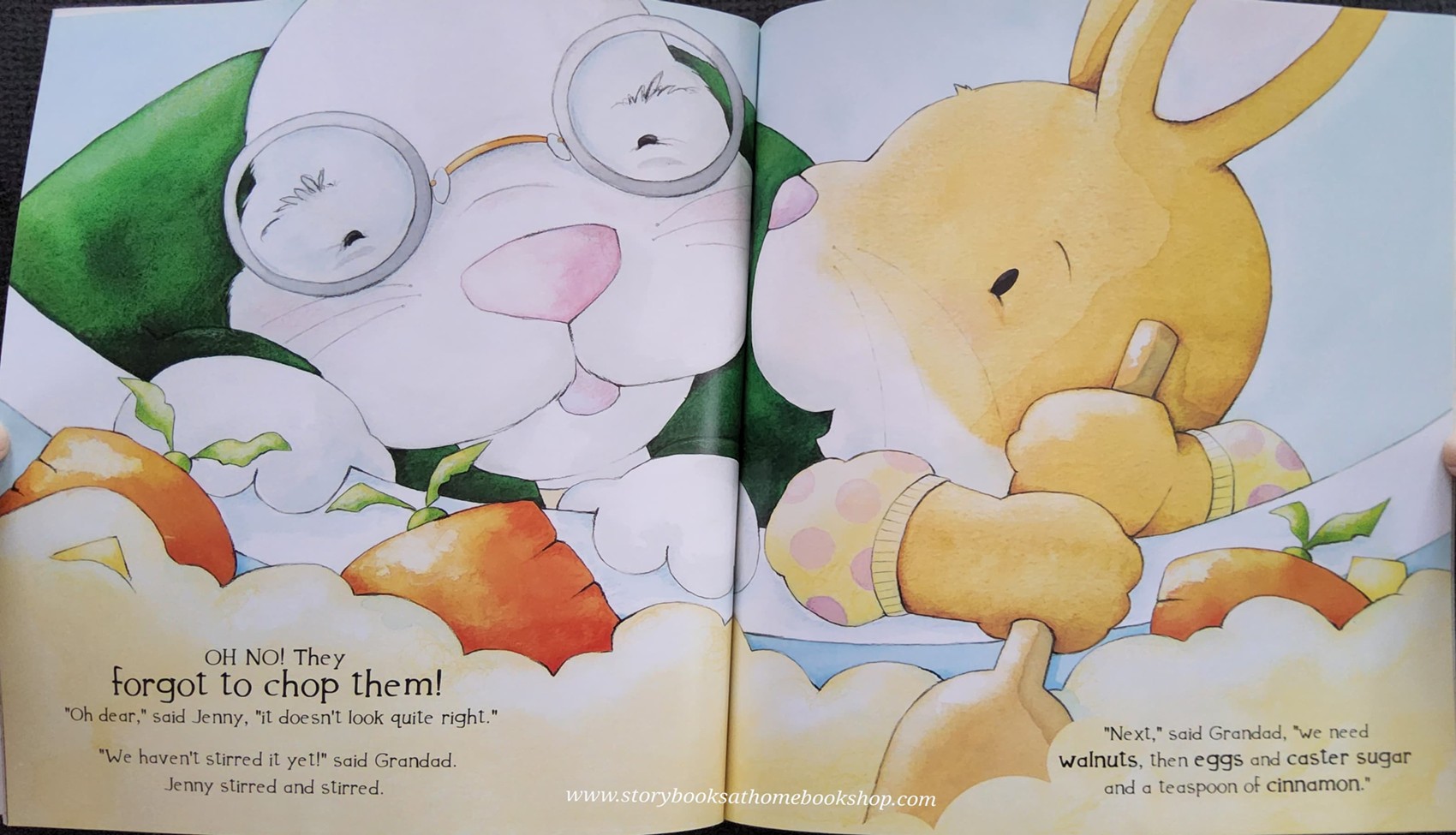 หนังสือนิทานปกอ่อน** 🍅🍅THE CARROT CAKE CATASTROPHE! BY ELIZABETH DALE AND GEMMA RAYNOR