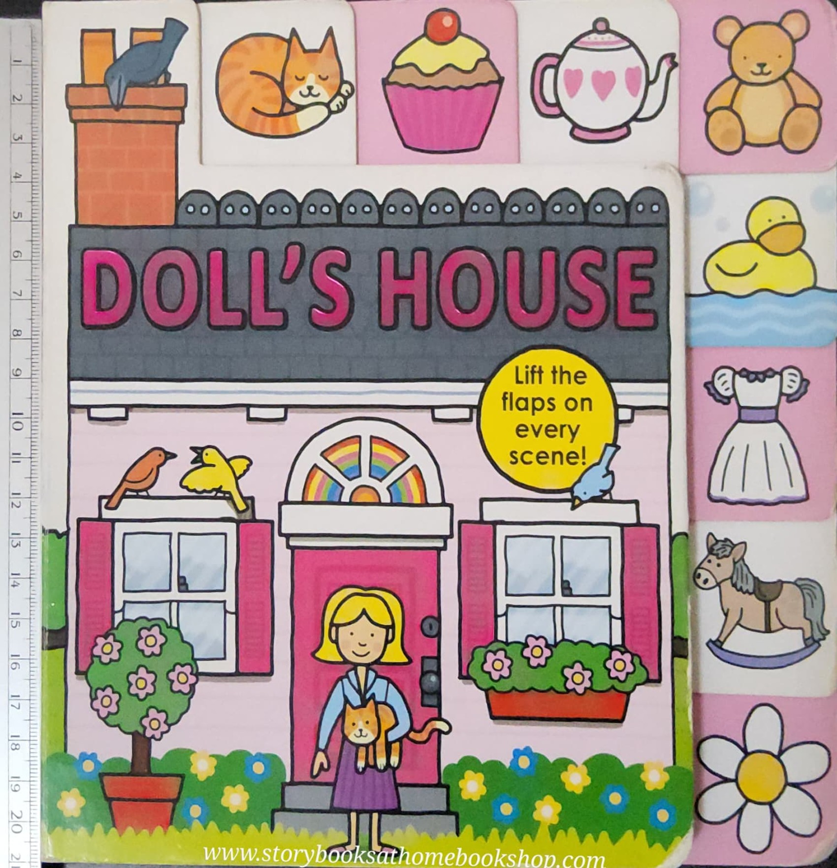 FLAP BOARD BOOK** 🍅🍓DOLL'S HOUSE