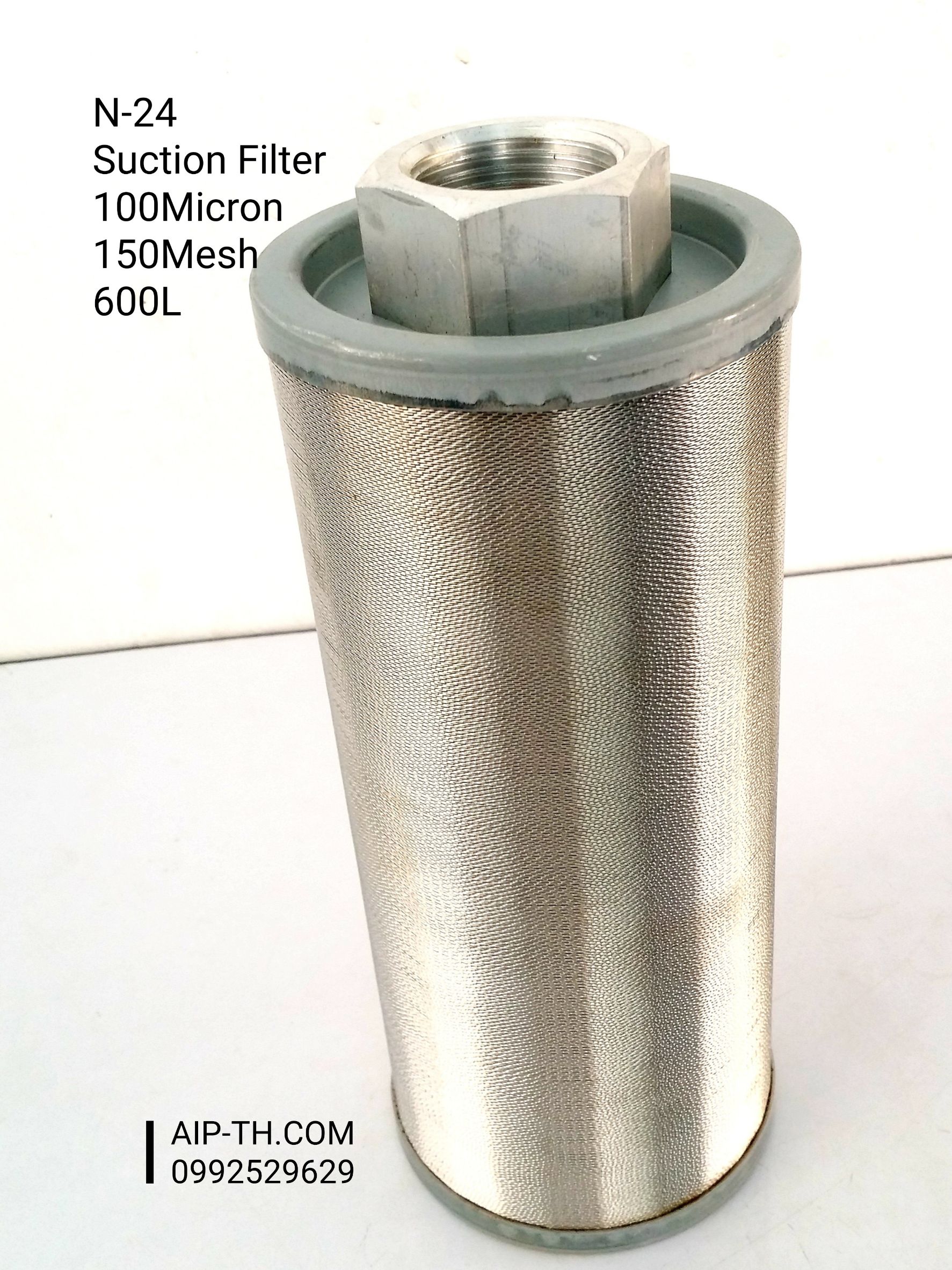 N-24, SFN-24 Suction Filter (3") | กรองไฮดรอลิคขาดูด กรองในถัง Stainless Wire Mesh | 60K, 100K, 150K, 200K