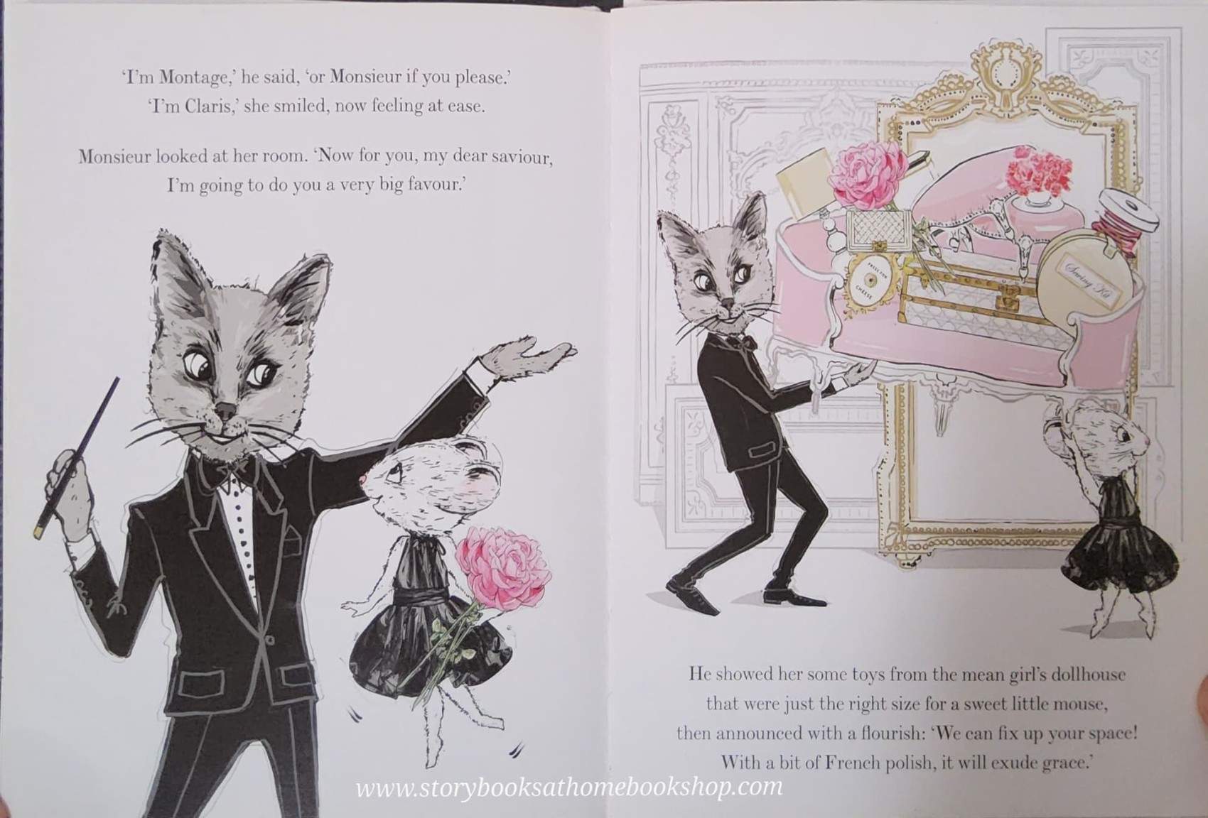 หนังสือนิทานปกแข็ง** ♥️CLARIS THE CHICEST MOUSE IN PARIS BY MEGAN HESS