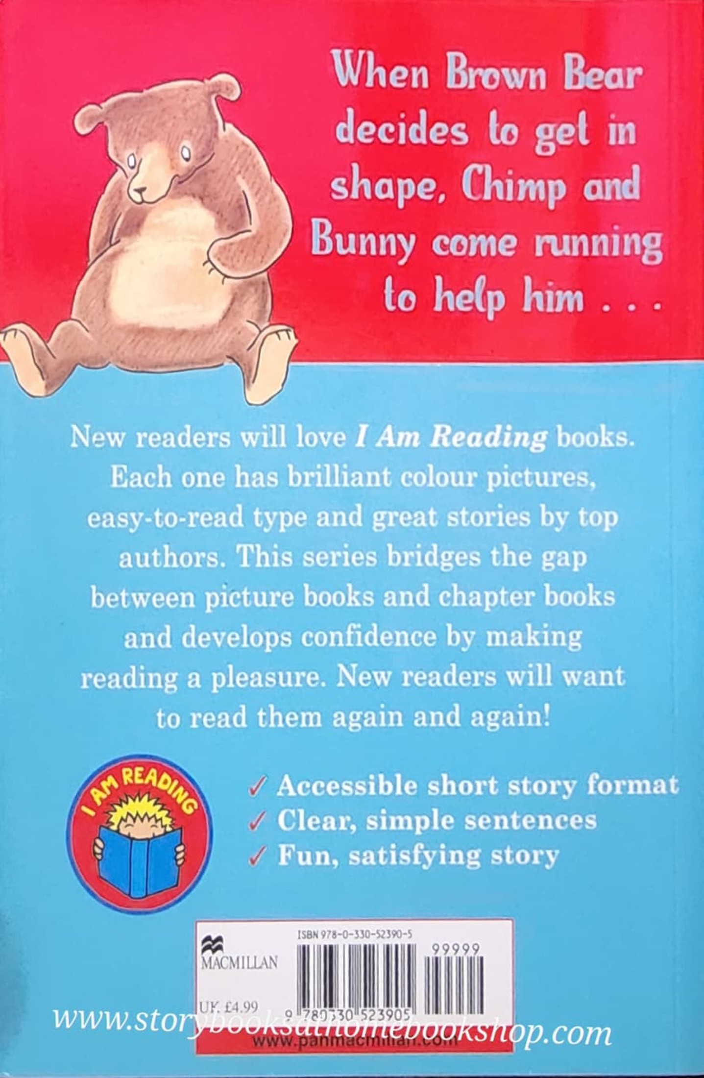 หนังสือนิทานปกอ่อน** 🍅I AM READING:BROWN BEAR GETS IN SHEPE BY ALAN DURANT