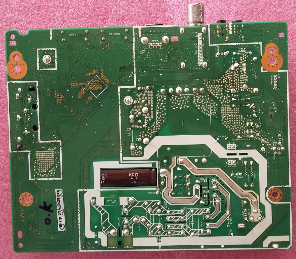 วันบอร์ดชาร์ป SHARP อะไหล่แท้/มือสองพร้อมใช้งาน ใช้กับรุ่น 2T-C42BD1X :2T-C42BD8X