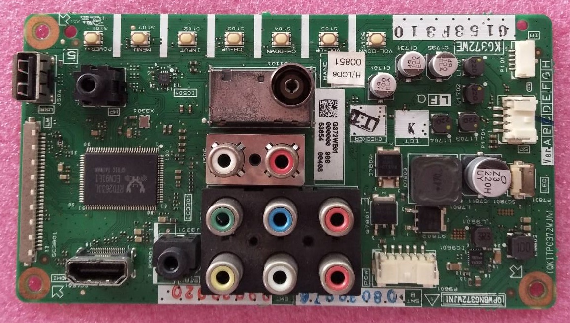 เมนบอร์ดทีวีชาร์ป SHARP ของแท้ถอดจากเครื่อง รุ่นLC-19LE150M