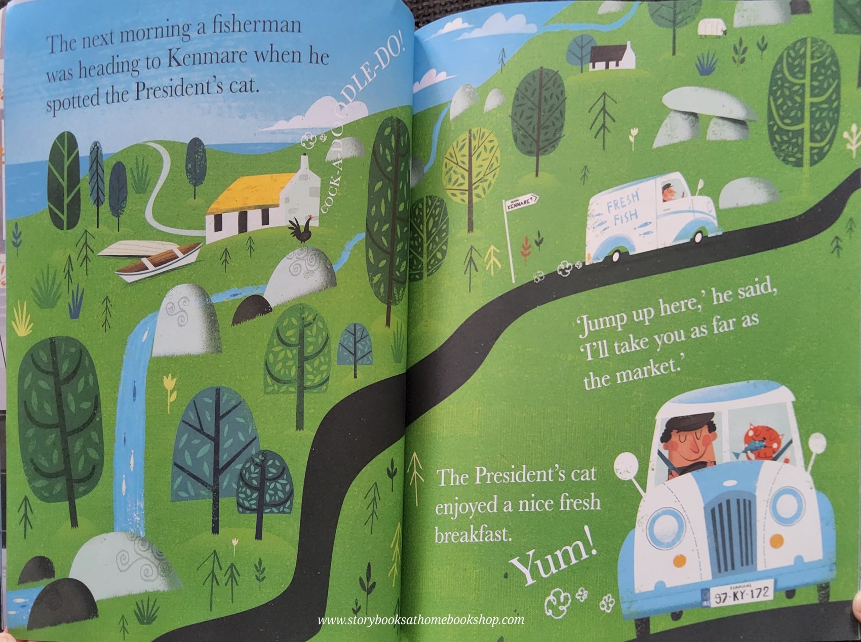 IRISH BOOK AWARDS CHILDREN'S BOOK OF THE YEAR **หนังสือนิทานปกอ่อน** 🍅🍓THE PRESIDENT'S CAT BY PETER DONNELLY