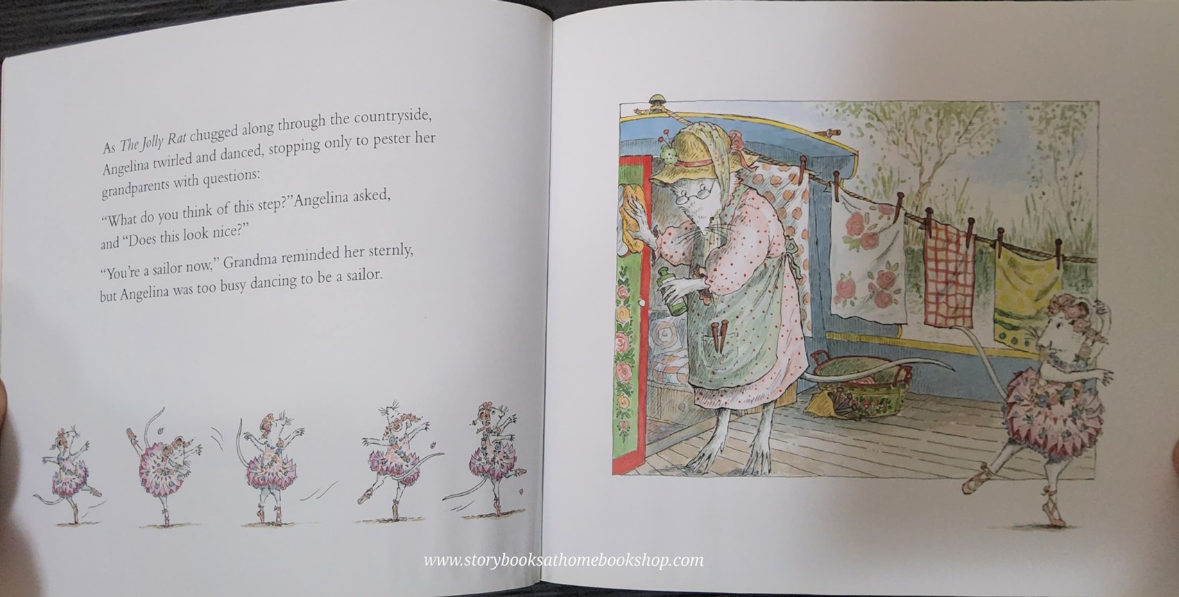 หนังสือนิทานปกอ่อน** 🍅ANGELINA, STAR OF THE SHOW