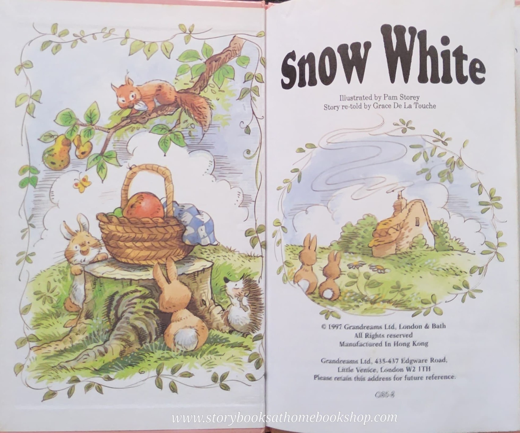 หนังสือนิทานปกแข็ง** 🍅🍓SNOW WHITE