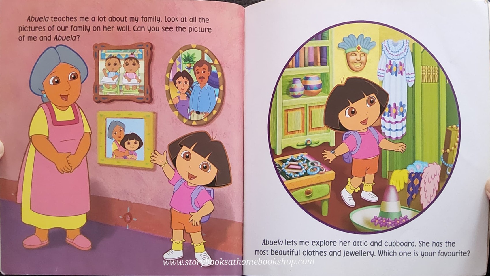 หนังสือนิทานปกอ่อน** 🍅🍓DORA THE EXPLORER:DORA LOVES HER GRANDMA!