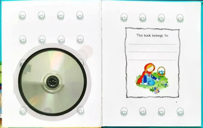 หนังสือนิทานปกแข็ง** 🍅🍓My First Fairytales:LITTLE RED RIDING HOOD with CD