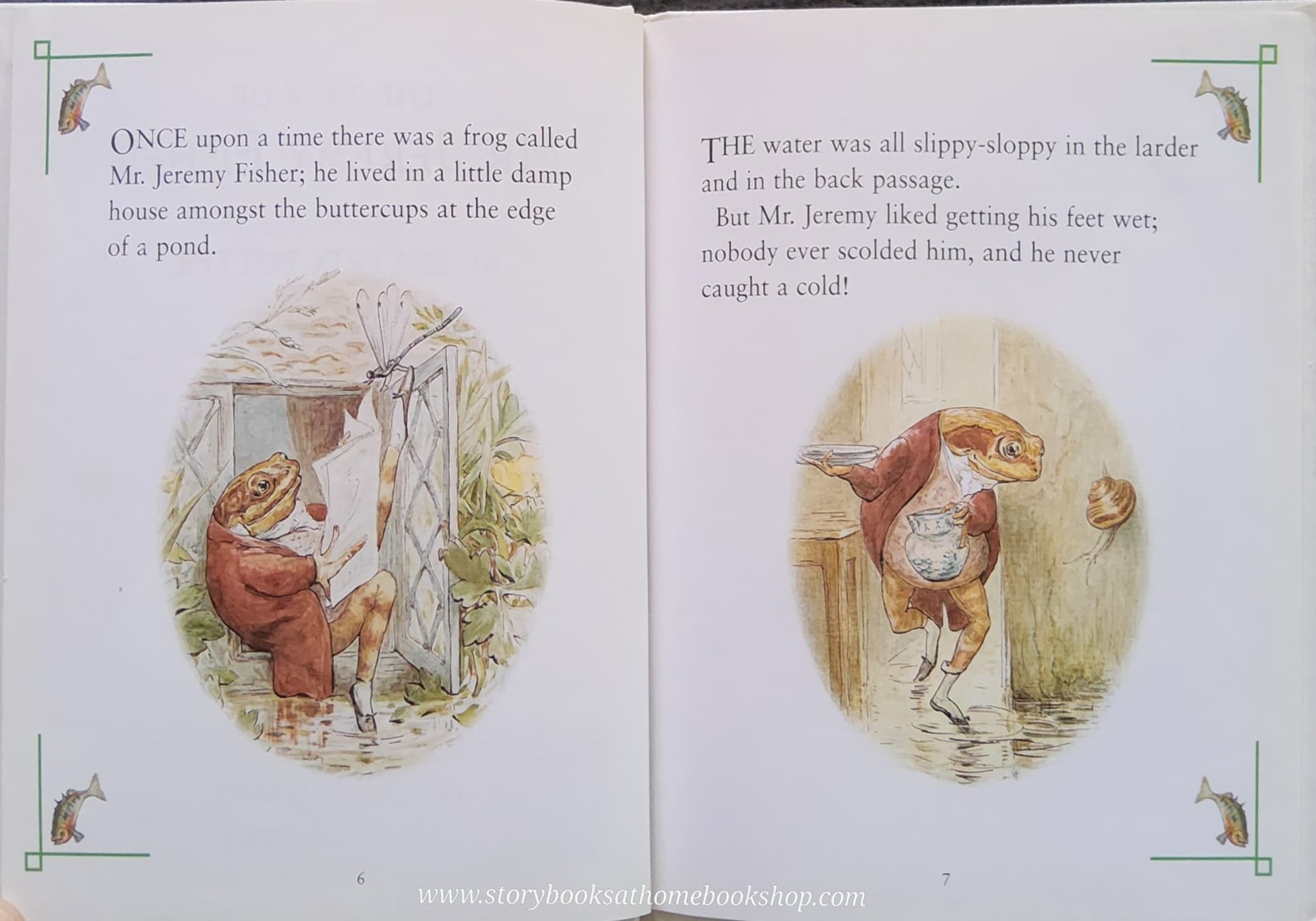 หนังสือนิทานปกแข็ง** 🍅🍓TALE OF MR.JEREMY FISHER BY BEATRIX POTTER