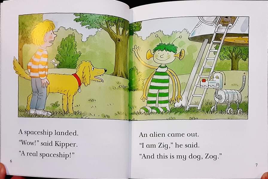 หนังสือนิทานปกอ่อน** 🍅🍓Read with Biff,Chip&Kipper:The Spaceship First Stories level 4