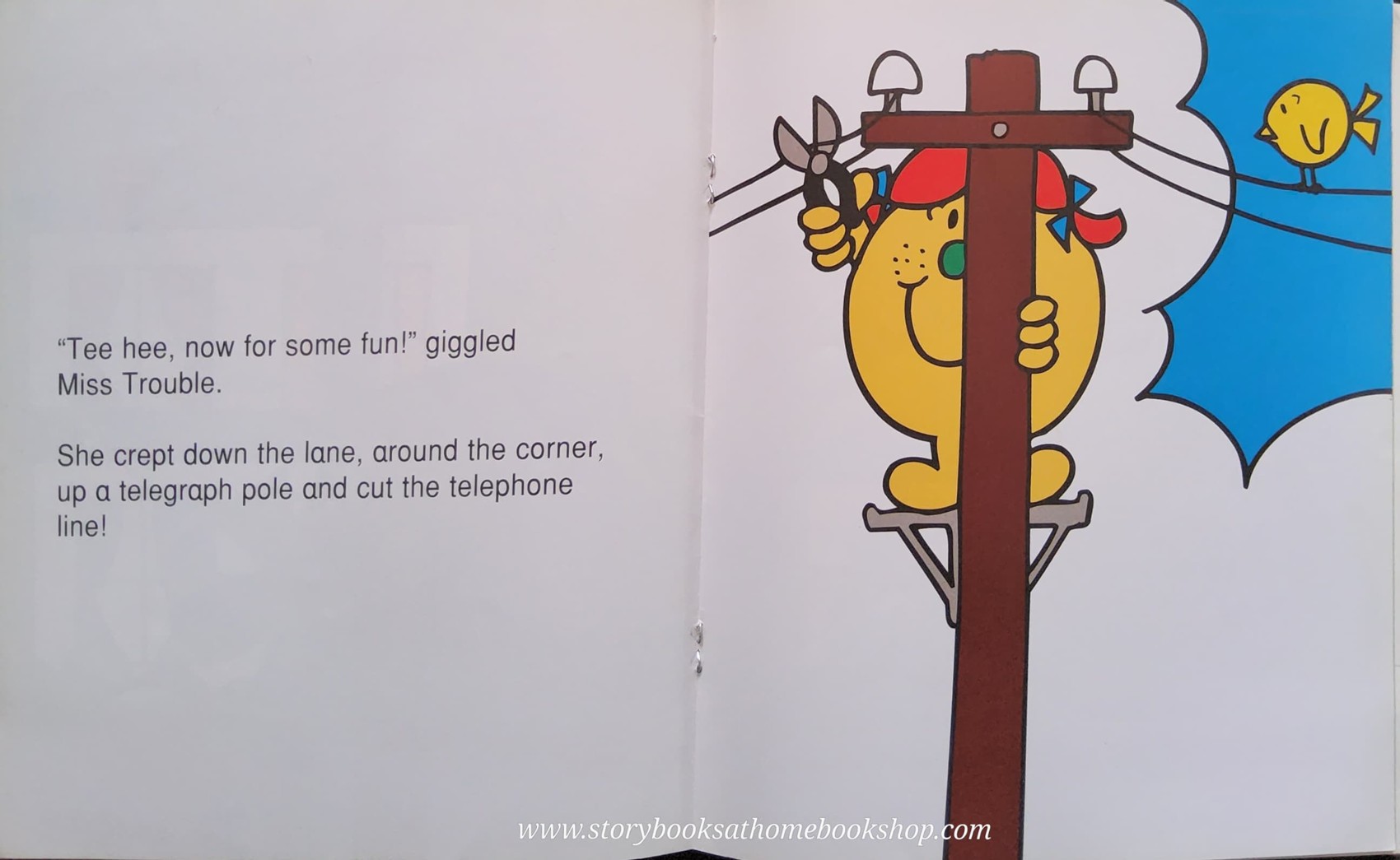 หนังสือนิทานปกอ่อน** 👉LITTLE MISS&MR.MEN👍 🍅🍓LITTLE MISS TROUBLE MOVING HOUSE BY Roger Hargreaues