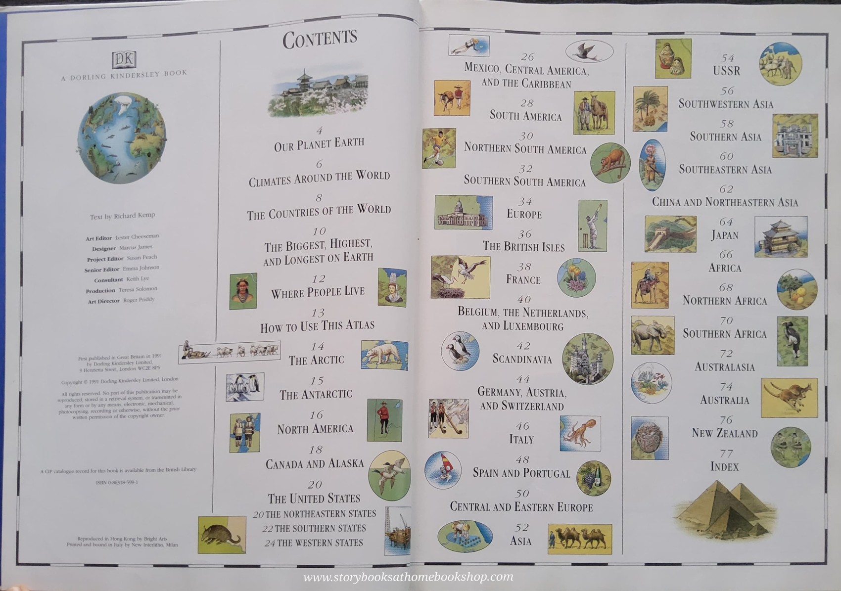 KNOWLEDGE BOOK** ♥️♥️PICTURE ATLAS OF THE WORLD