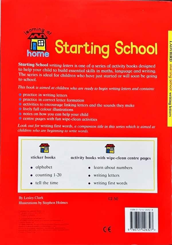 Practise book** ð
ðStarting School writing letters activity book