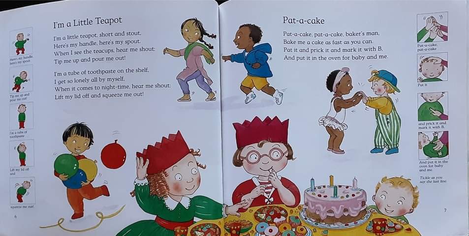 หนังสือนิทานปกอ่อน ** 🍅🍓 Five Little Ducks and Other Action Rhymes